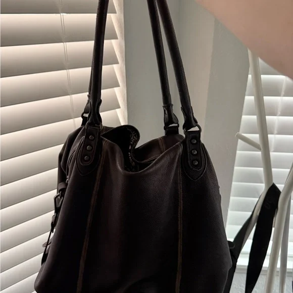 Free People Dark Brown Shoulder Bag - Picture 3 of 4